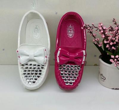 2014秋季新款兒童單鞋豆豆鞋女童鞋 小飛熊鞋業批發